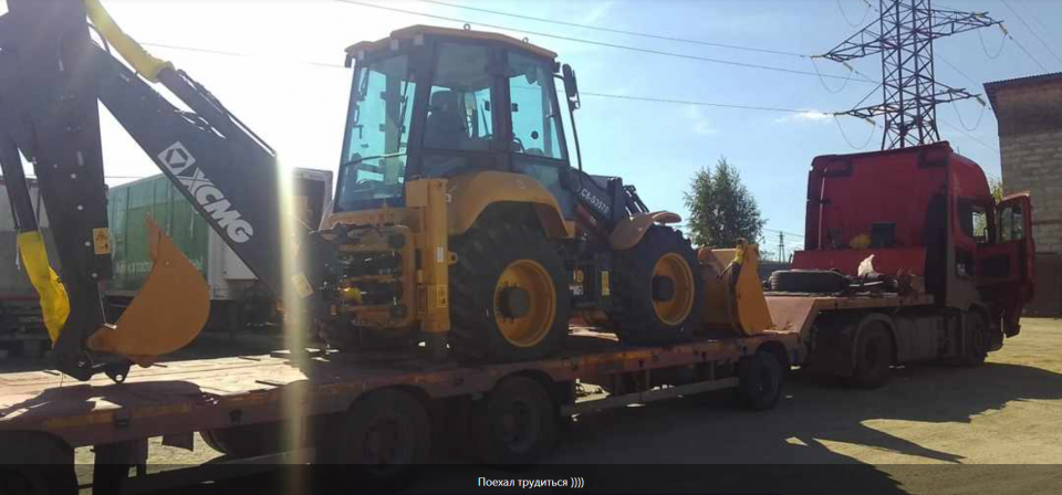  Экскаватор-погрузчик XCMG XC8 S3570 - это спецтехника 4х4  2024 года